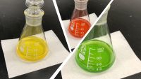 スポーツドリンクの色を化学の力で変えてみよう!