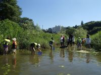 広瀬川で楽しもう　～川の生き物しらべとアクセサリーづくり～　第1部