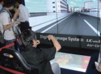 3次元VR体験!ハンドルレスドライビング、HMDシミュレータ運転体験!
